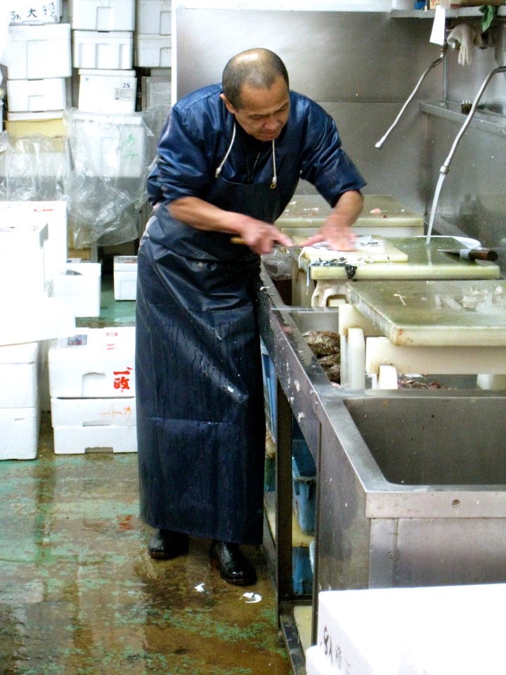 Kyoto Nishiki market sashimi