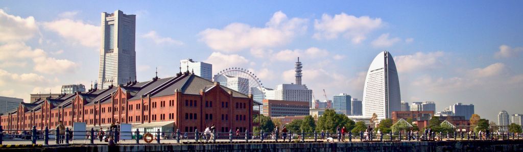 Yokohama Landmark Tower and Red Brick Warehouses